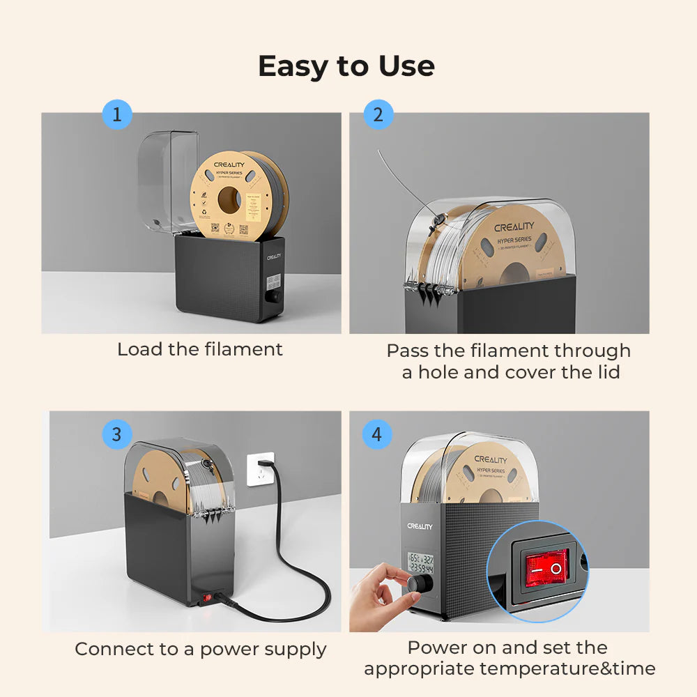 Creality Filament Dryer Box 2.0 View 8 | Creality | LayerX India