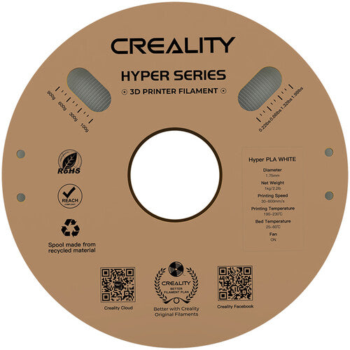 Creality Hyper Pla Grey 1 Kg Spec Sheet | Creality | LayerX India