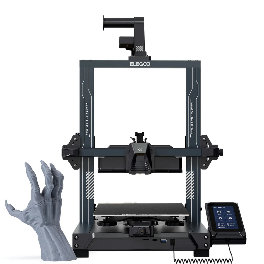 Elegoo Neptune 4 Pro 3D Printer Side View | Elegoo | LayerX India