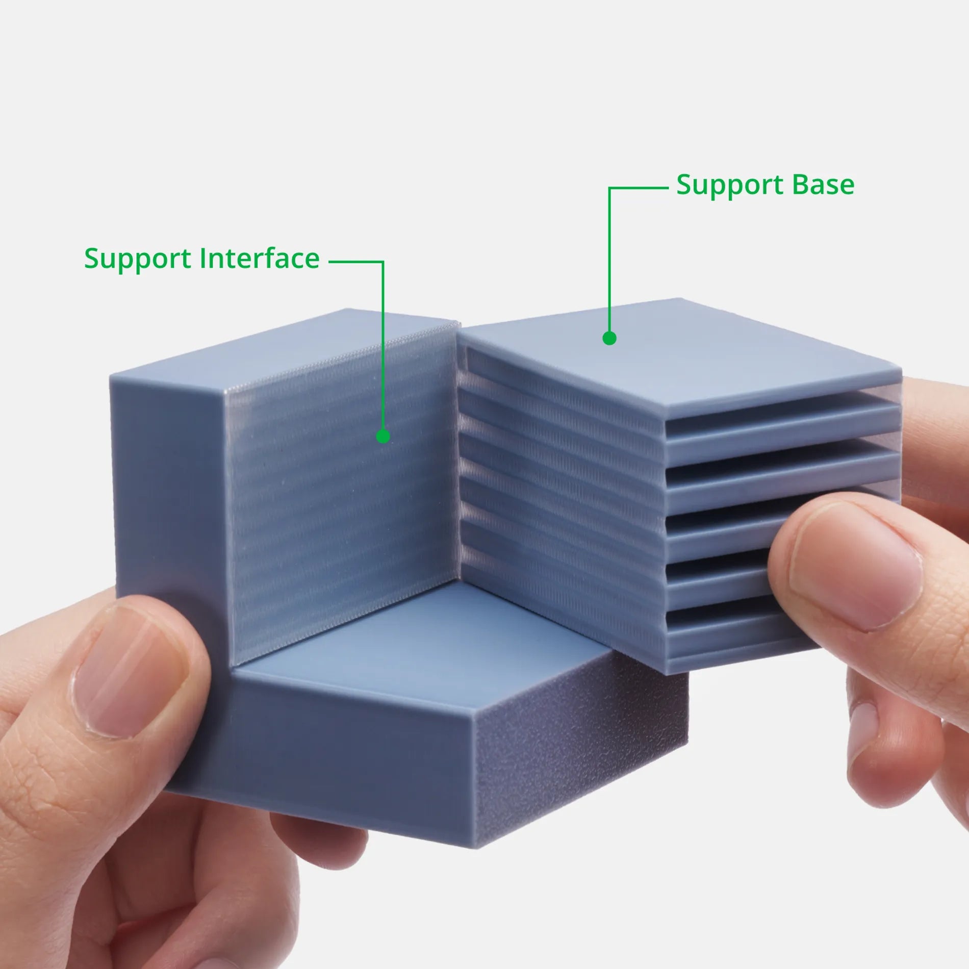 Bambu Support For Pla Petg Nature Side View | Bambu Lab | LayerX India