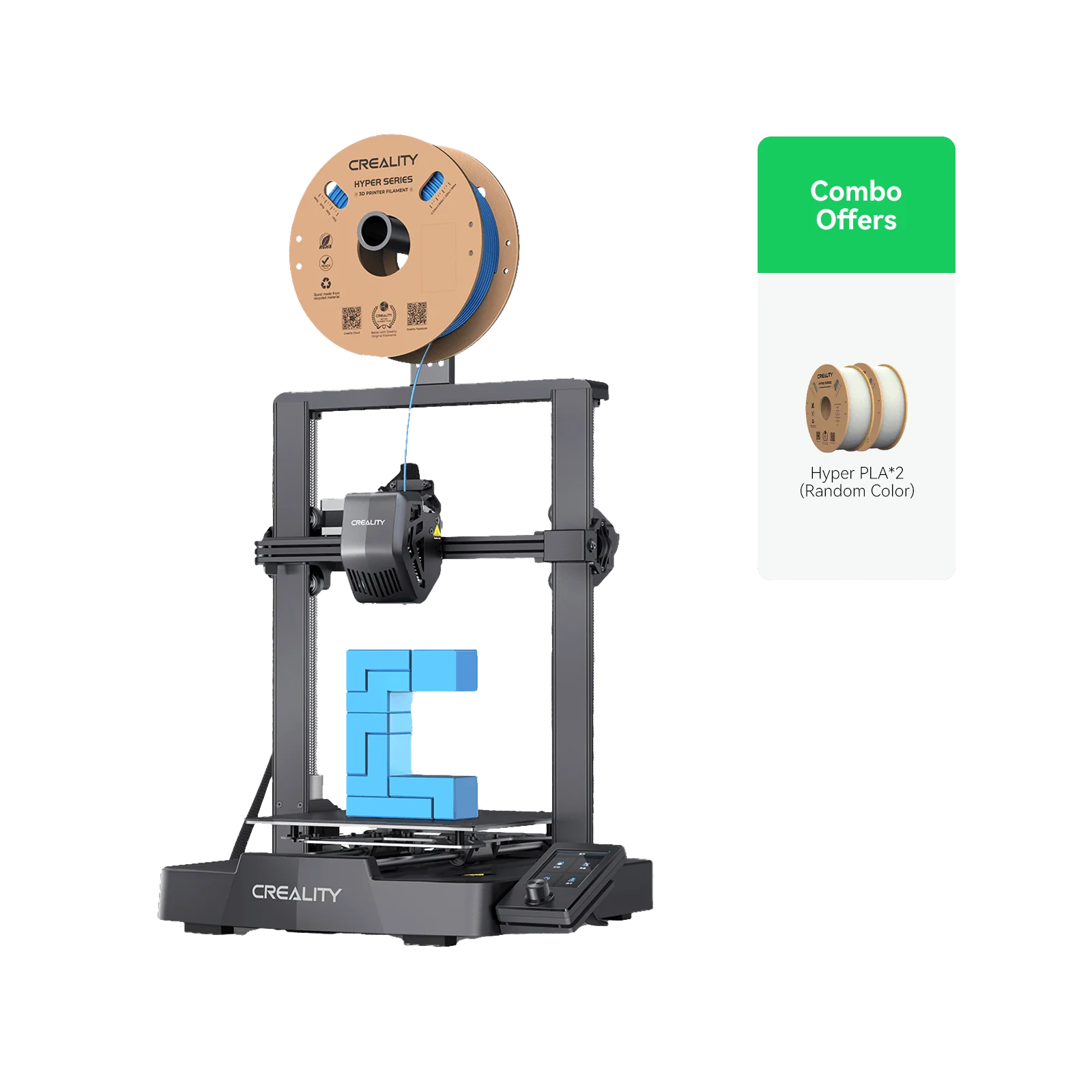 CREALITY ENDER3 V3 SE 3D PRINTER - Standard Side View | Creality | LayerX India