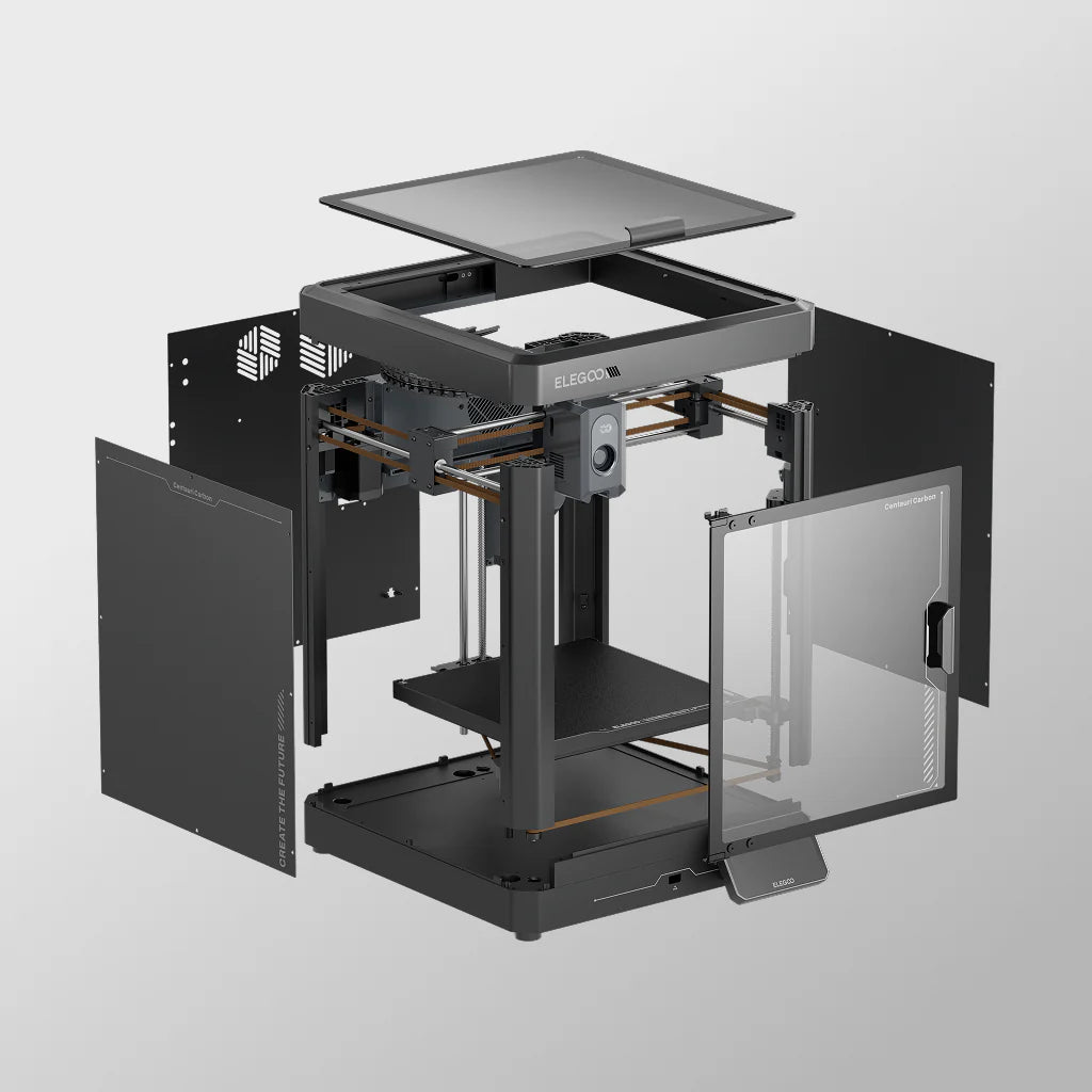 Elegoo Centauri Carbon 3D Printer Eu Plug Side View | Elegoo | LayerX India
