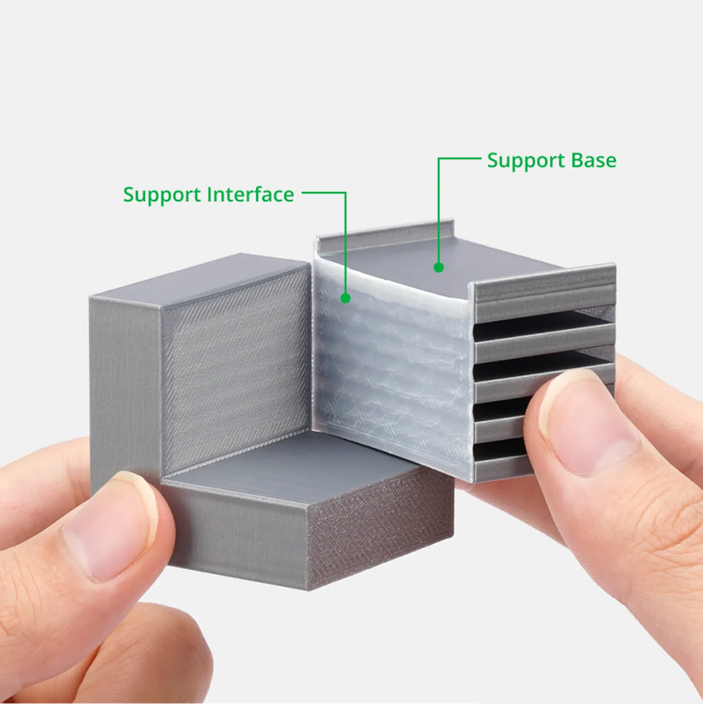Bambu Support For Abs White Side View | Bambu Lab | LayerX India