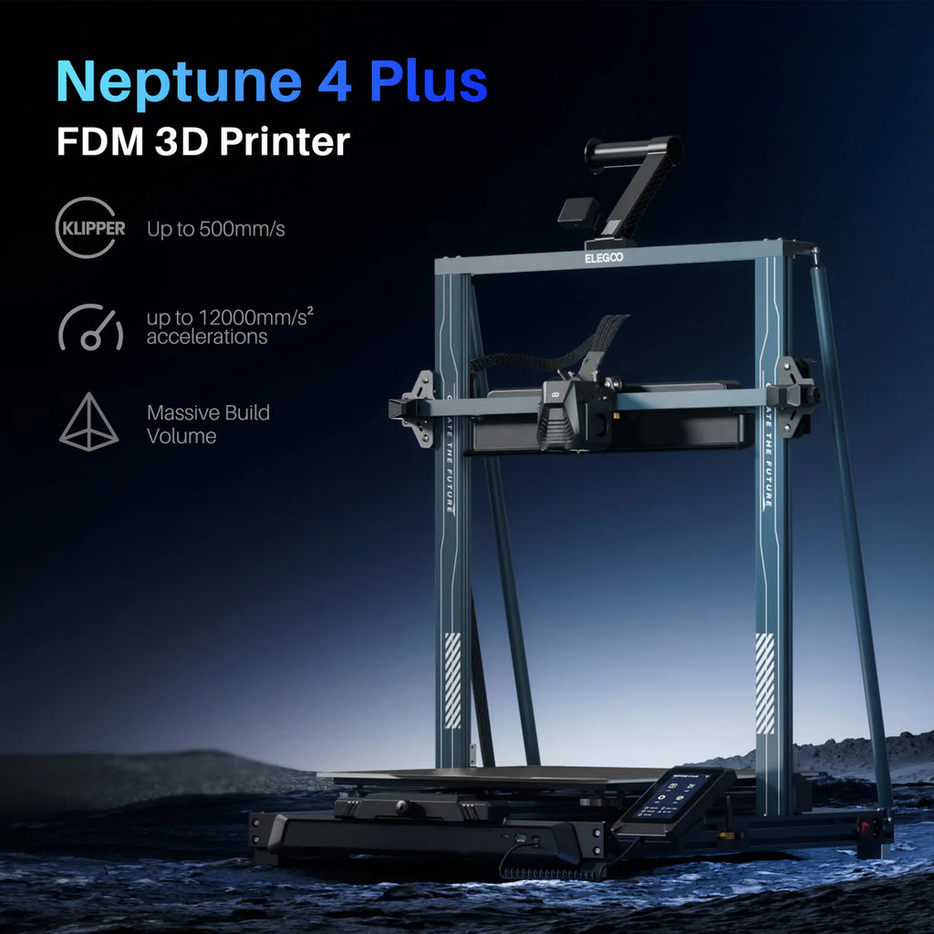 Elegoo Neptune 4 Plus 3D Printer Detail View | Elegoo | LayerX India