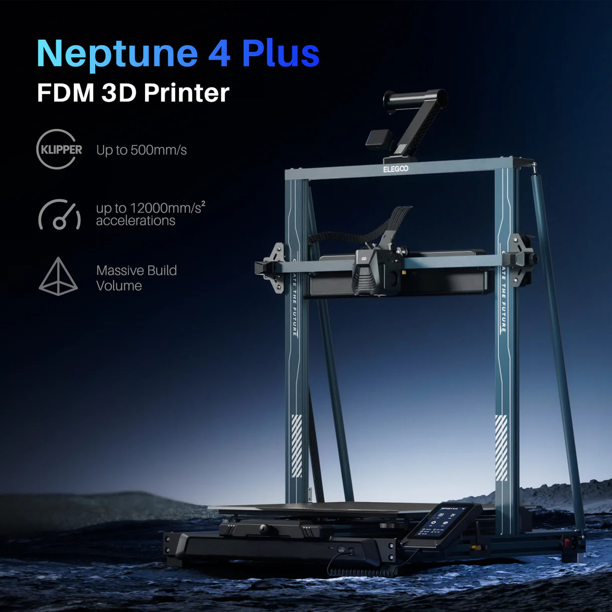 Elegoo Neptune 4 Plus 3D Printer Detail View | Elegoo | LayerX India