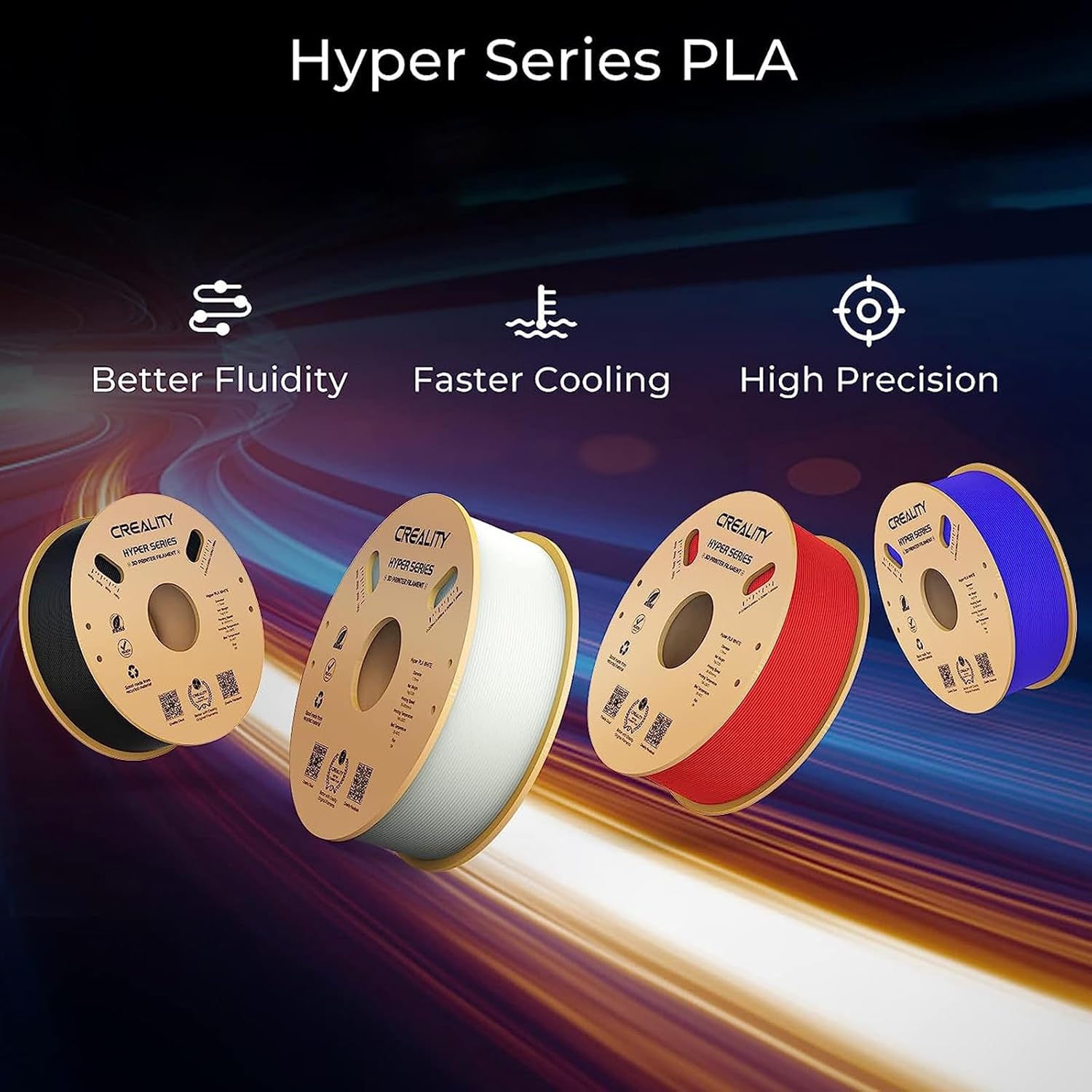 Creality Hyper Pla White 1 Kg View 8 | Creality | LayerX India