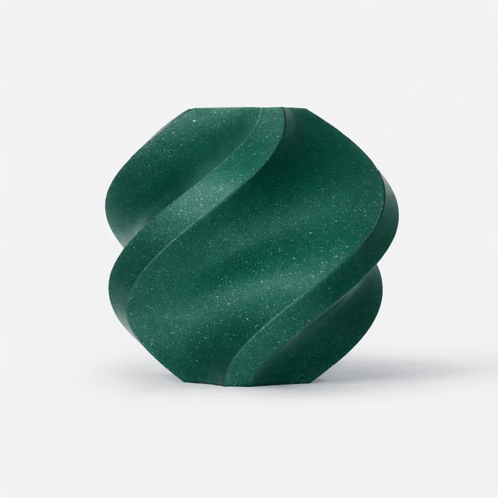 Bambu Pla Alpine Green Sparkle Front View | Bambu Lab | LayerX India