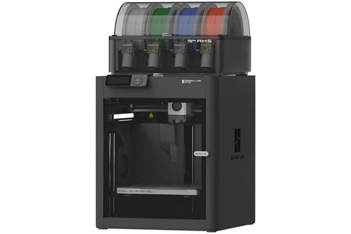 Bambu Lab P1S Combo 3D Printer with AMS - With AMS Front View | Bambu Lab | LayerX India