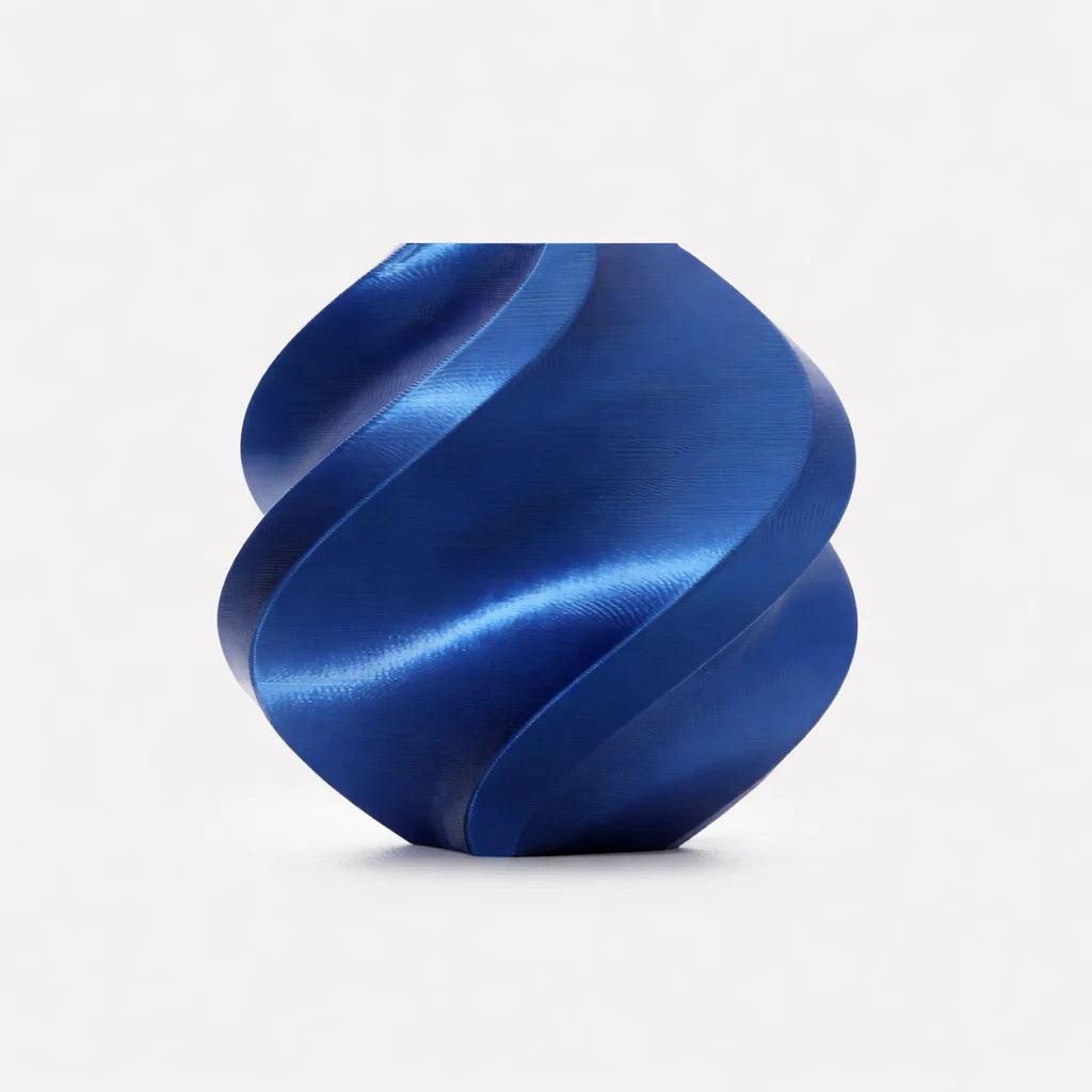 Bambu Pla Silk Blue Front View | Bambu Lab | LayerX India