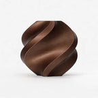 Bambu Pla Metal Copper Brown Metallic Front View | Bambu Lab | LayerX India