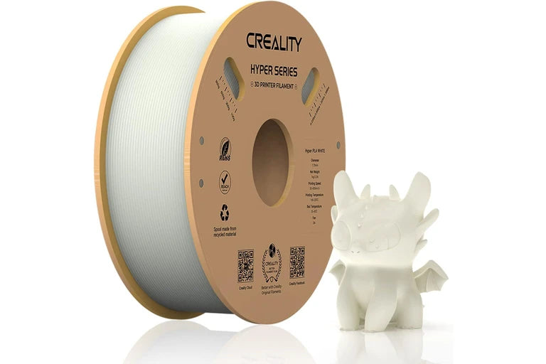 Creality Hyper Pla White 1 Kg Front View | Creality | LayerX India