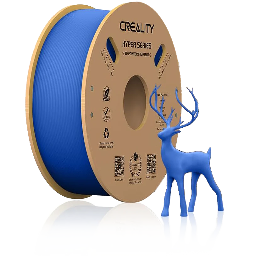 Creality Hyper Pla Blue 1 Kg Front View | Creality | LayerX India