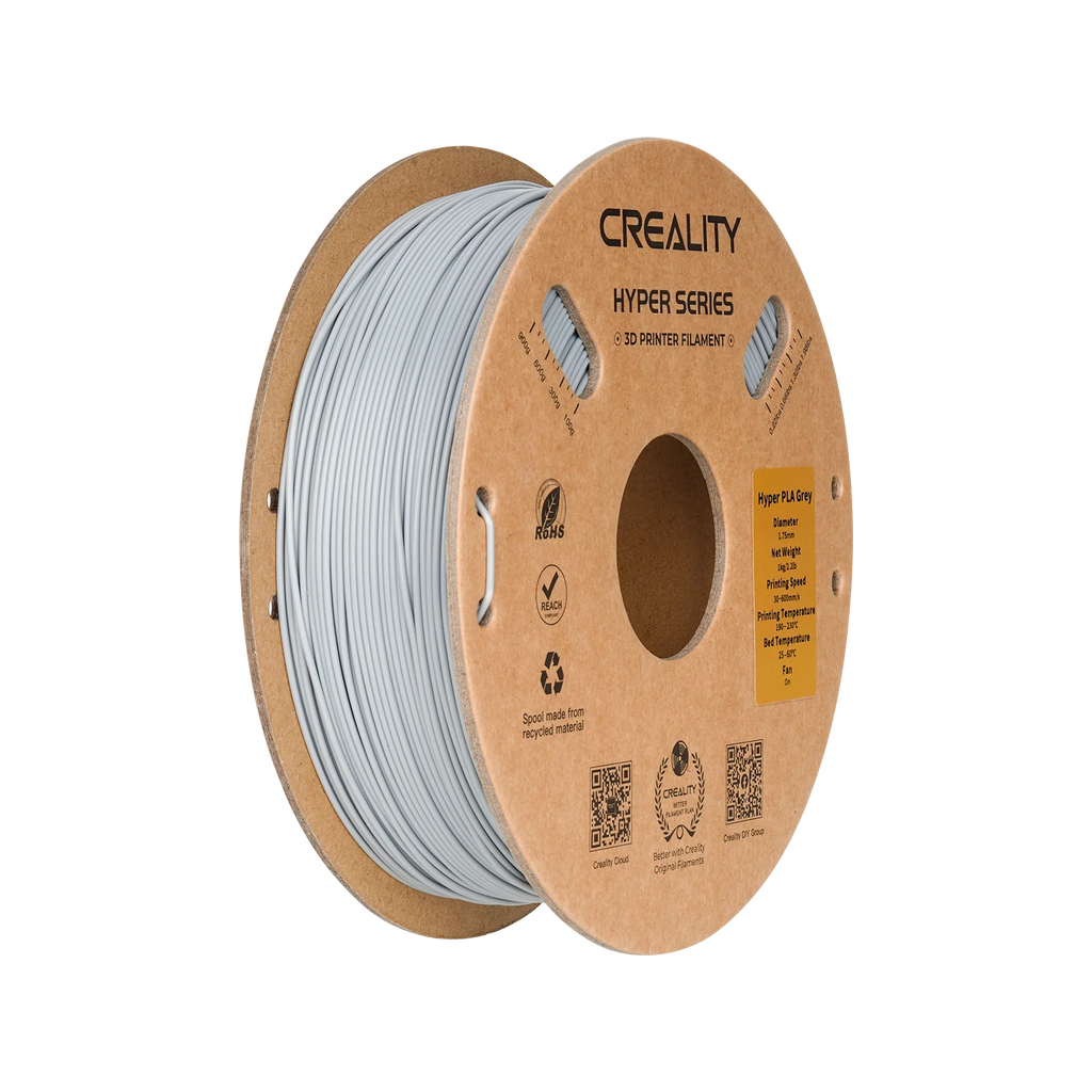 Creality Hyper Pla Grey 1 Kg View 8 | Creality | LayerX India
