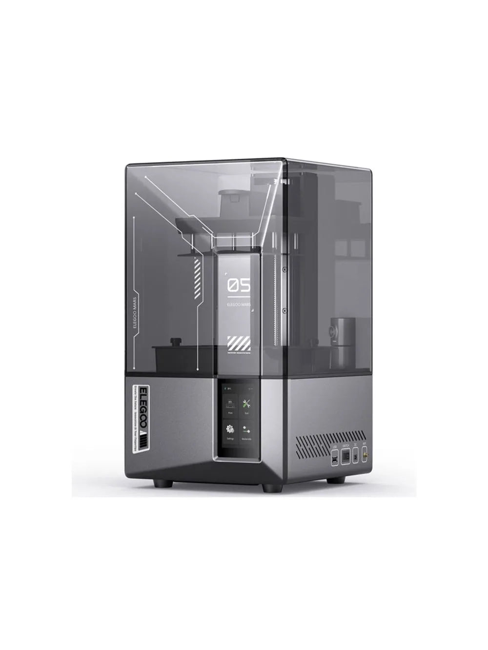 Elegoo Mars 5 Ultra 3D Printer Side View | Elegoo | LayerX India