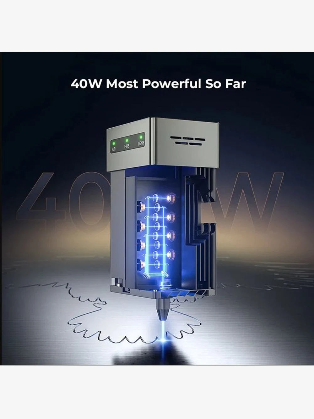 Cr-Laser Kit Falcon 2 ( 40W ) Spec Sheet | Creality | LayerX India