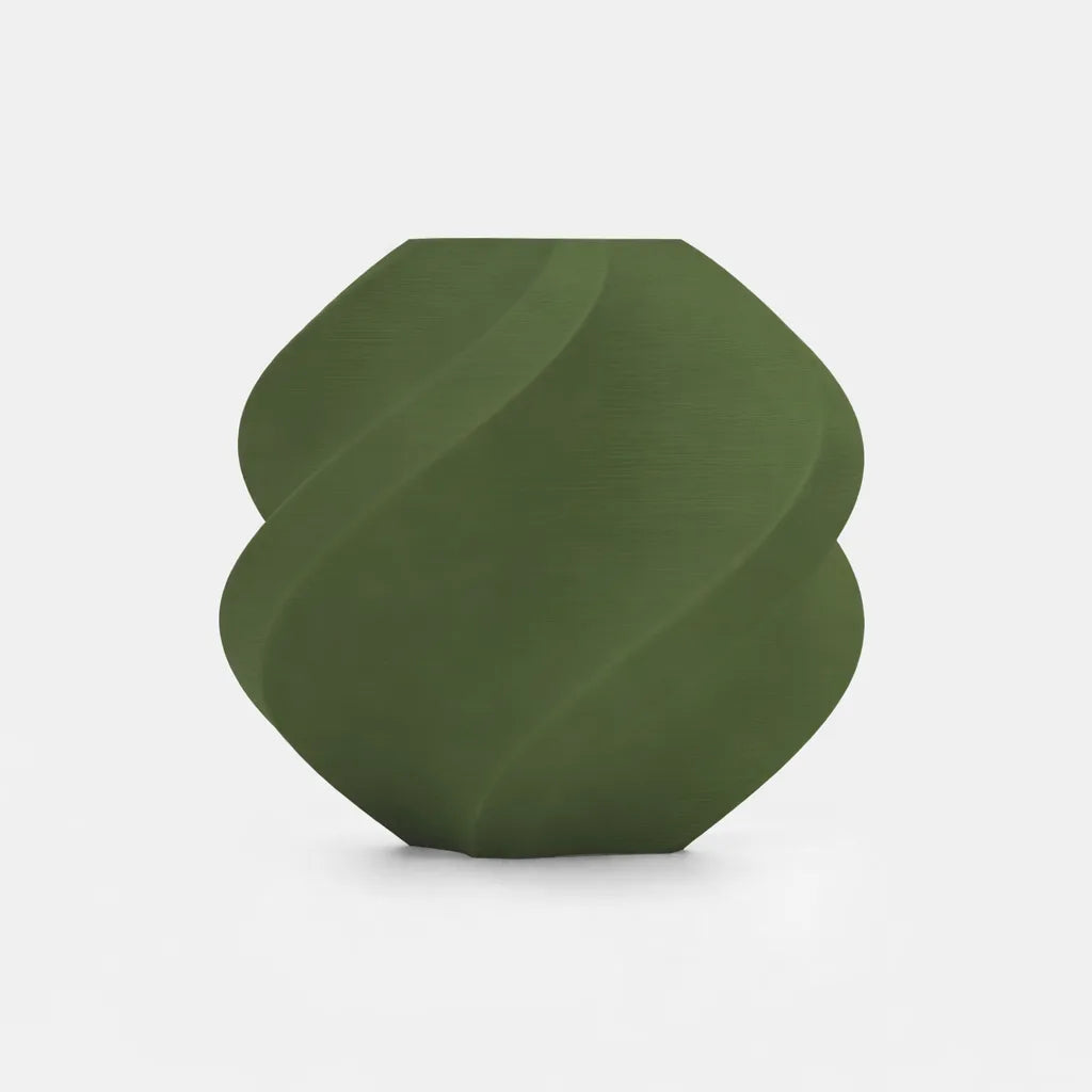 Bambu Pla Matte Latte Dark Green Front View | Bambu Lab | LayerX India