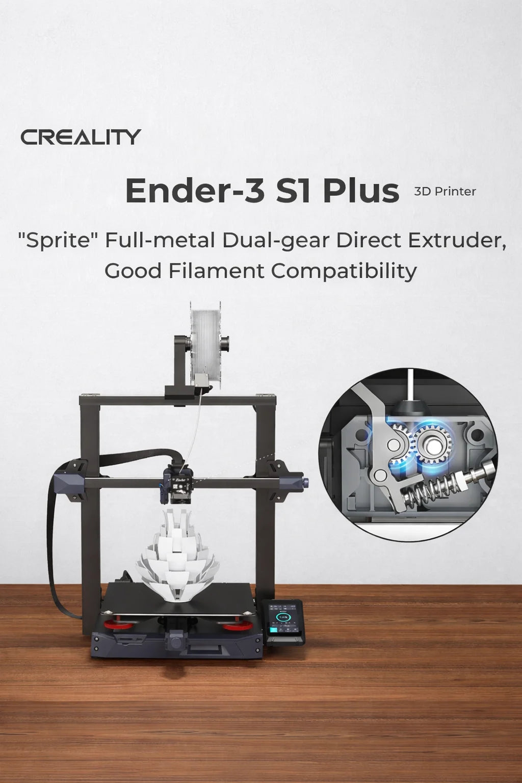 CREALITY ENDER 3 S1 PLUS 3D PRINTER - Standard Spec Sheet | Creality | LayerX India