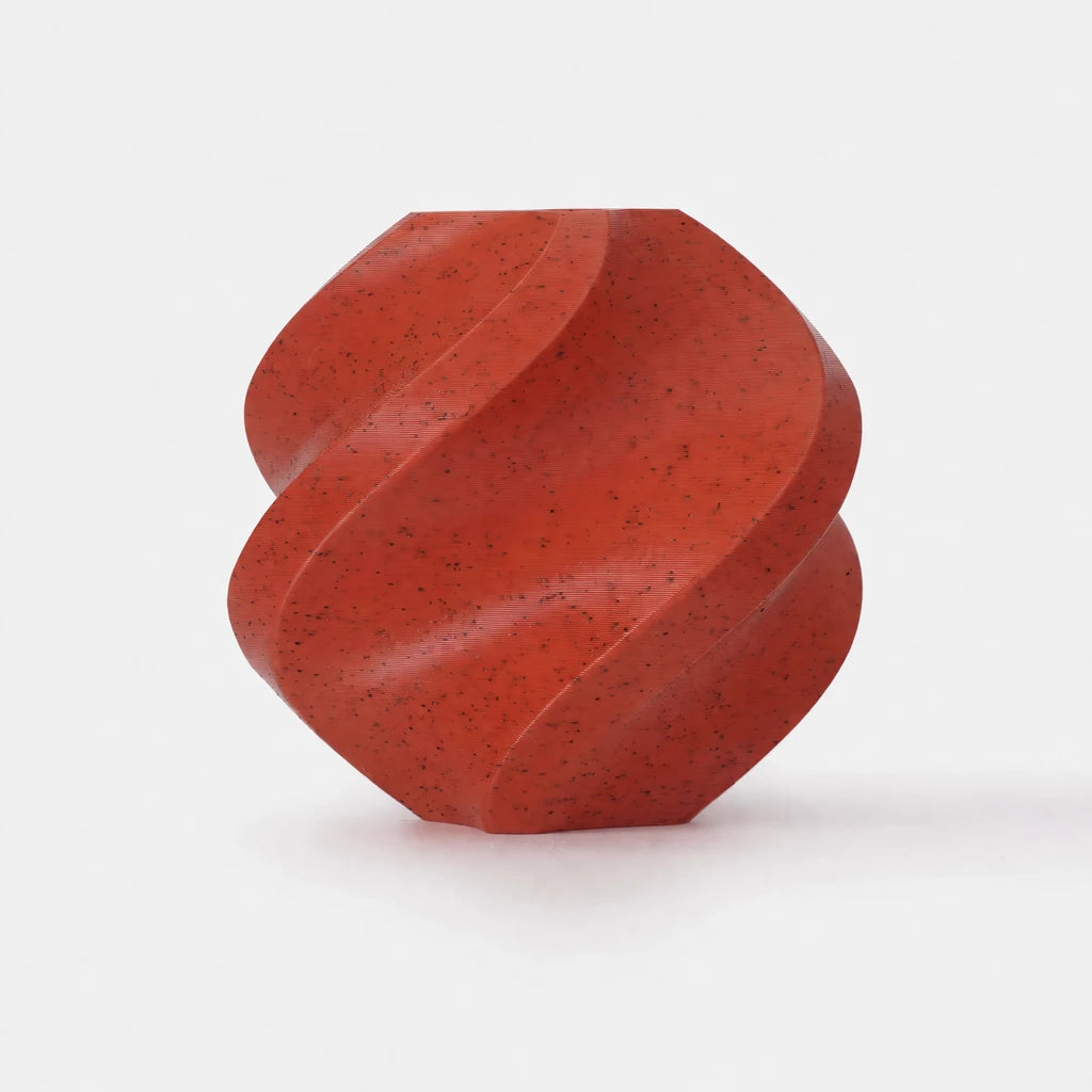 Bambu Pla Marble Red Granite Front View | Bambu Lab | LayerX India