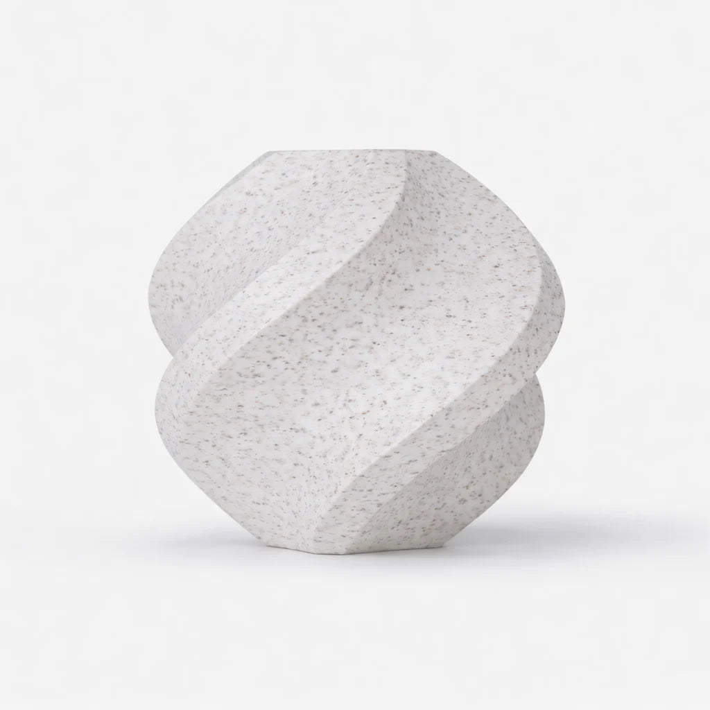 Bambu Pla White Marble Front View | Bambu Lab | LayerX India