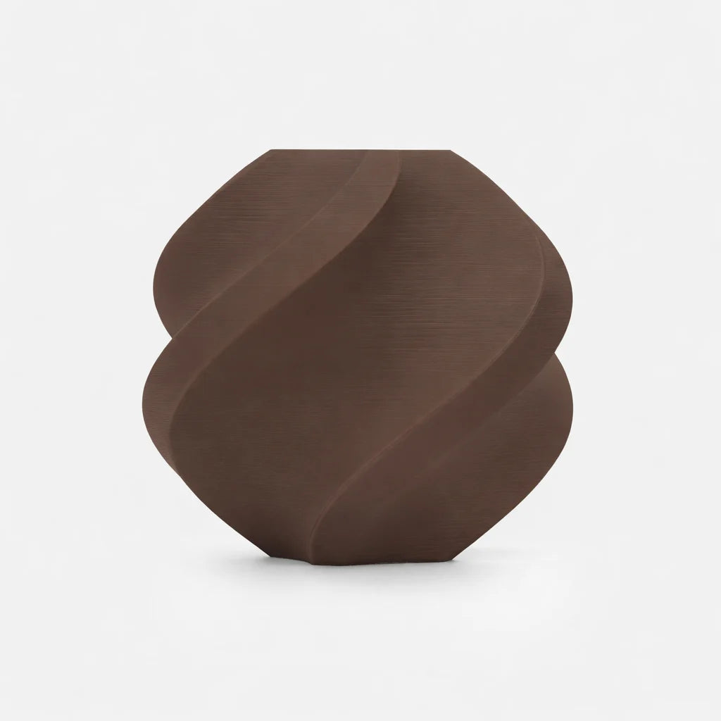 Bambu Pla Matte Dark Brown Front View | Bambu Lab | LayerX India