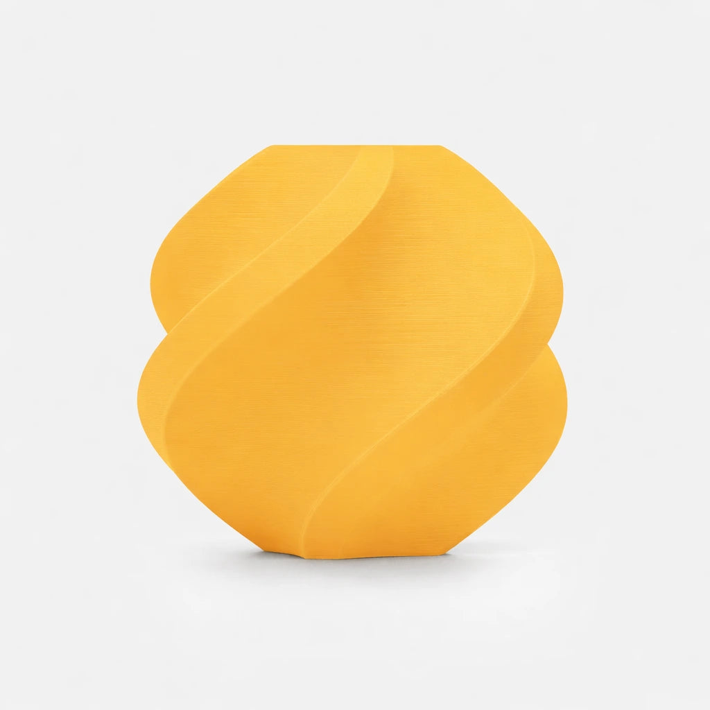 Bambu Pla Matte Lemon Yellow Front View | Bambu Lab | LayerX India