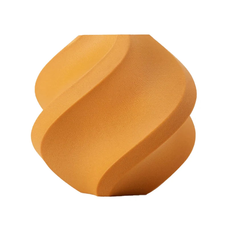 Bambu Pla Wood Ochre Yellow Front View | Bambu Lab | LayerX India
