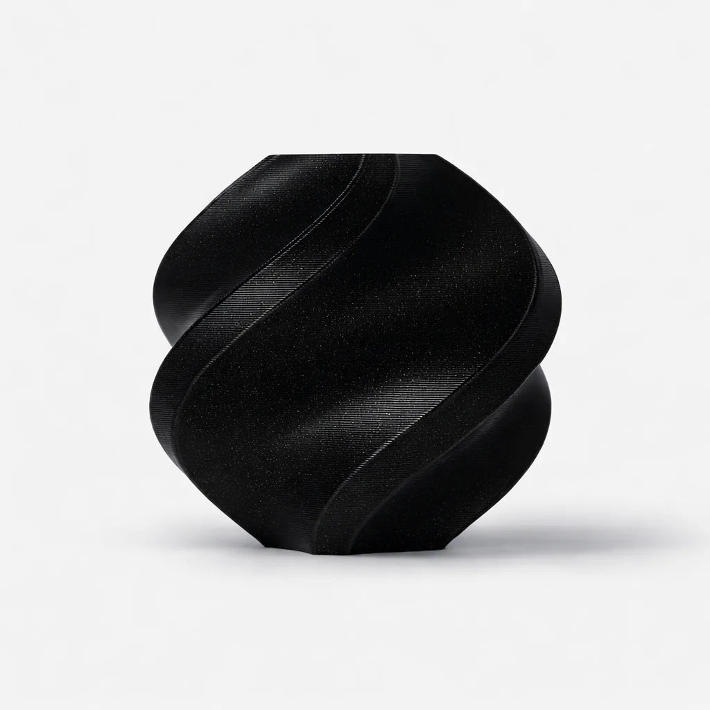 Bambu Pla Onyx Black Sparkle Front View | Bambu Lab | LayerX India