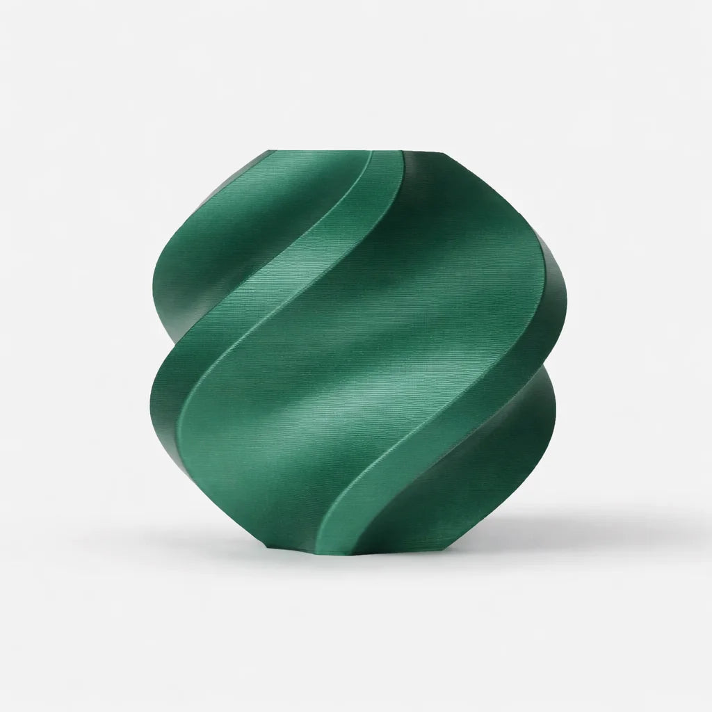 Bambu Pla Metal Oxide Green Metallic Front View | Bambu Lab | LayerX India