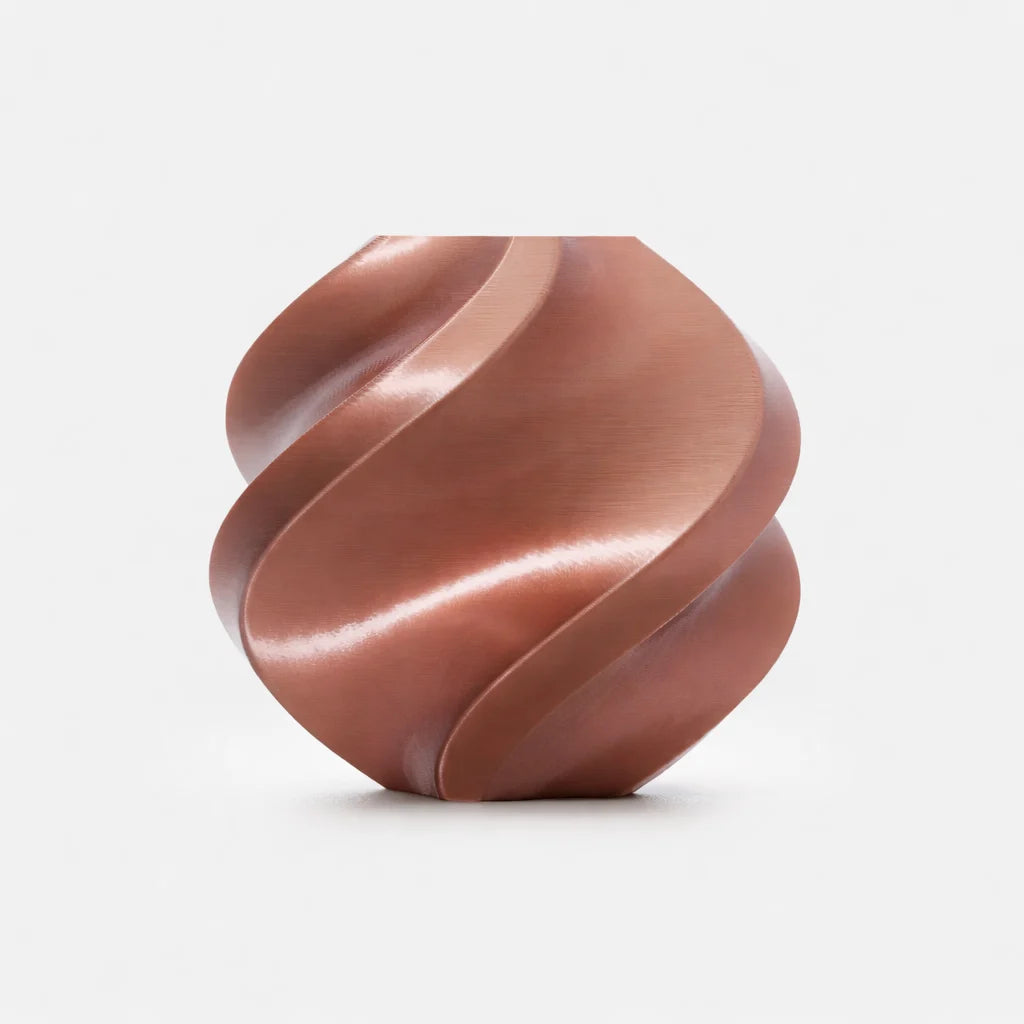 Bambu Pla Silk Rose Gold Front View | Bambu Lab | LayerX India