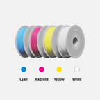 Bambu Pla Basic CMYK - Cyan,Magenta,Yellow,Jade White Side View | Bambu Lab | LayerX India