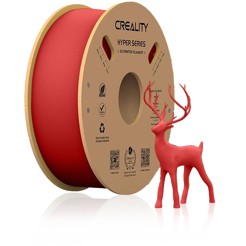 Creality Hyper Pla Red 1 Kg Front View | Creality | LayerX India